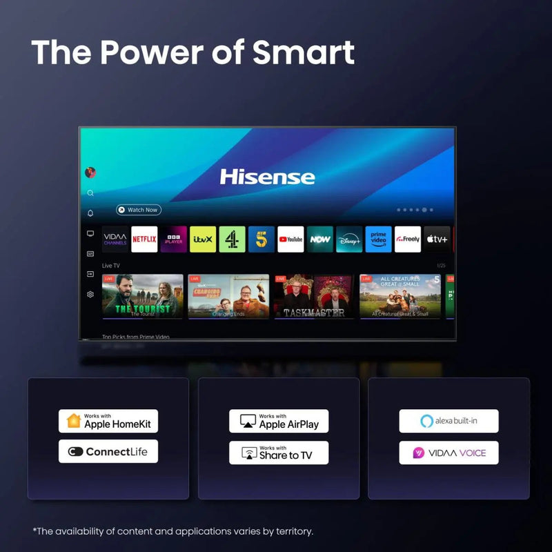 Hisense 85" U7Q ULED MiniLED Smart TV 4K 144 Hz - 85U7QTUK Hisense