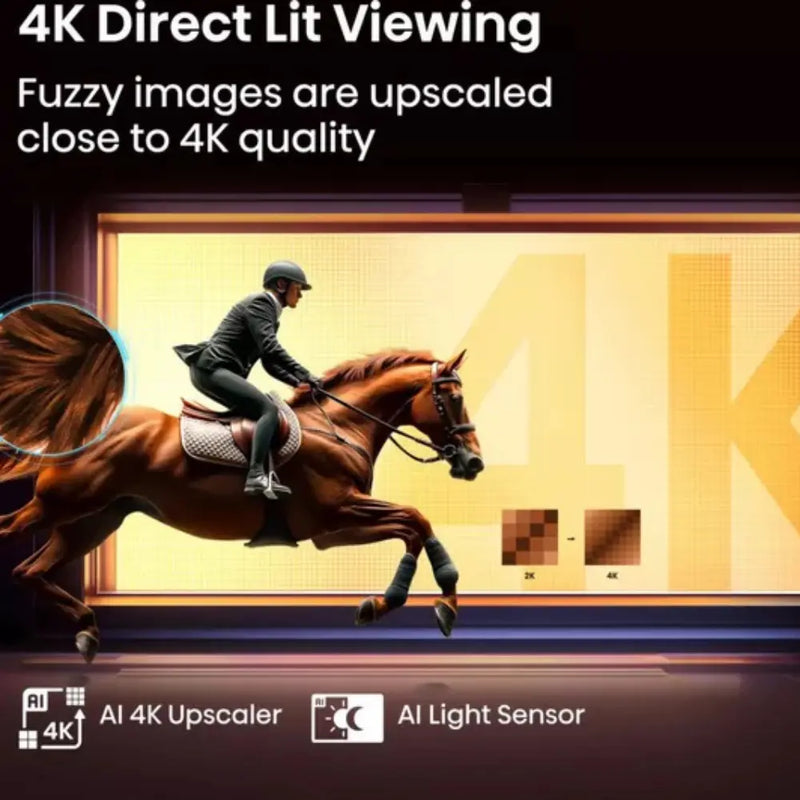 Hisense A6Q, 50", 4K HDR Smart TV with Freely