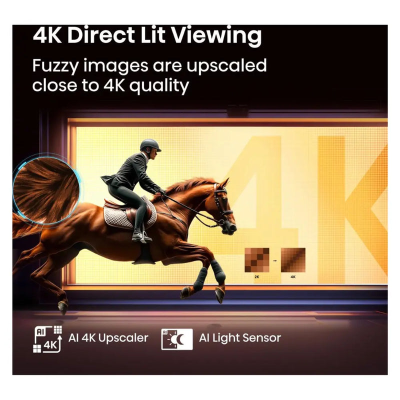 Hisense 65E7QTUK 65" 4K QLED Smart AI TV