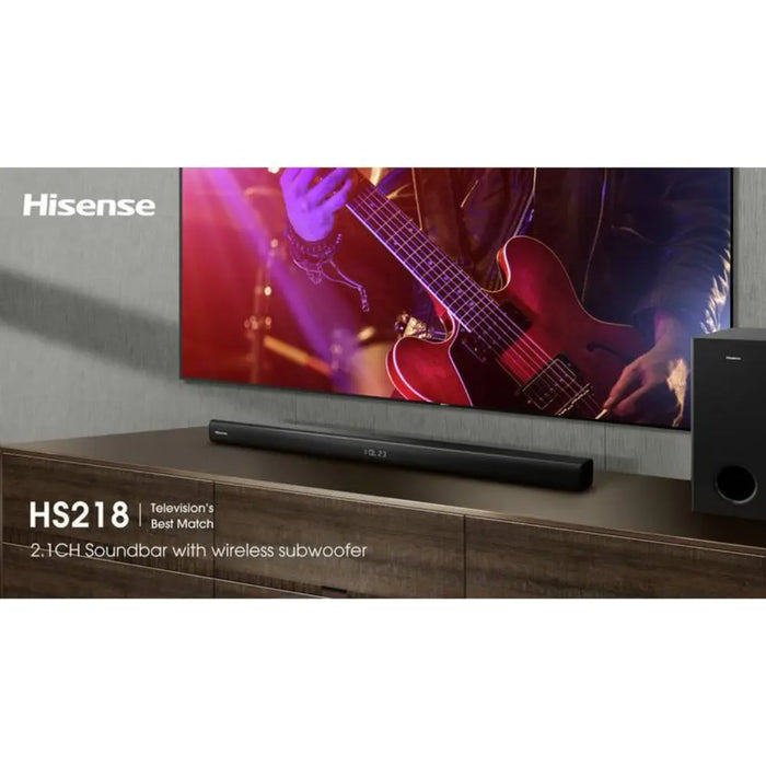Hisense HS218 200W Bluetooth Soundbar with Wireless Subwoofer Digiland Outlet Store