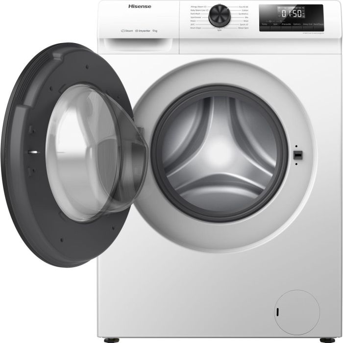 Hisense WFQP9014EVM 9kg 1400 Spin Washing Machine - White Hisense