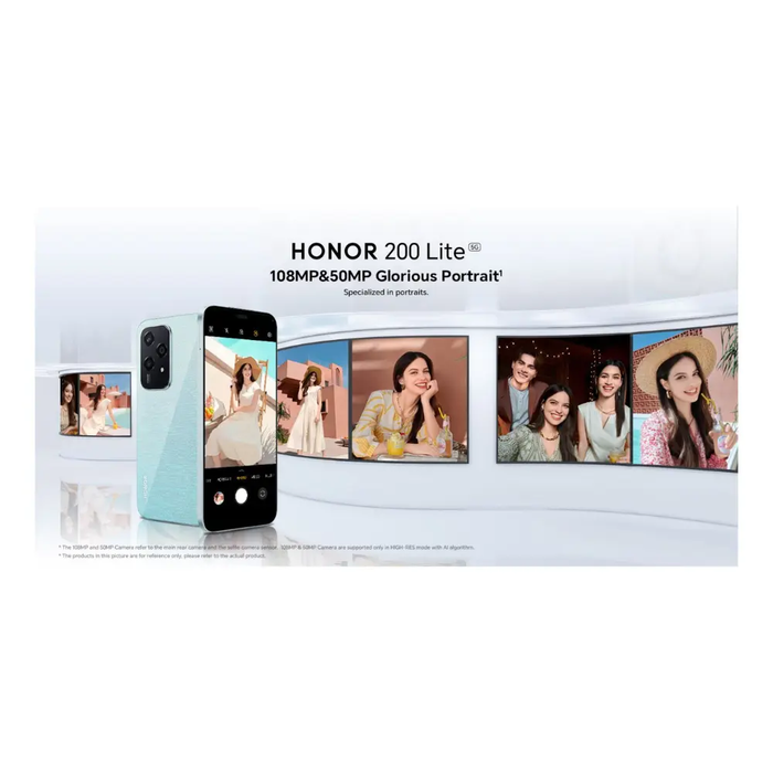 Honor 200 Lite Mediatek Dimensity 6080 6.7" 8GB RAM 256GB Storage Smartphone