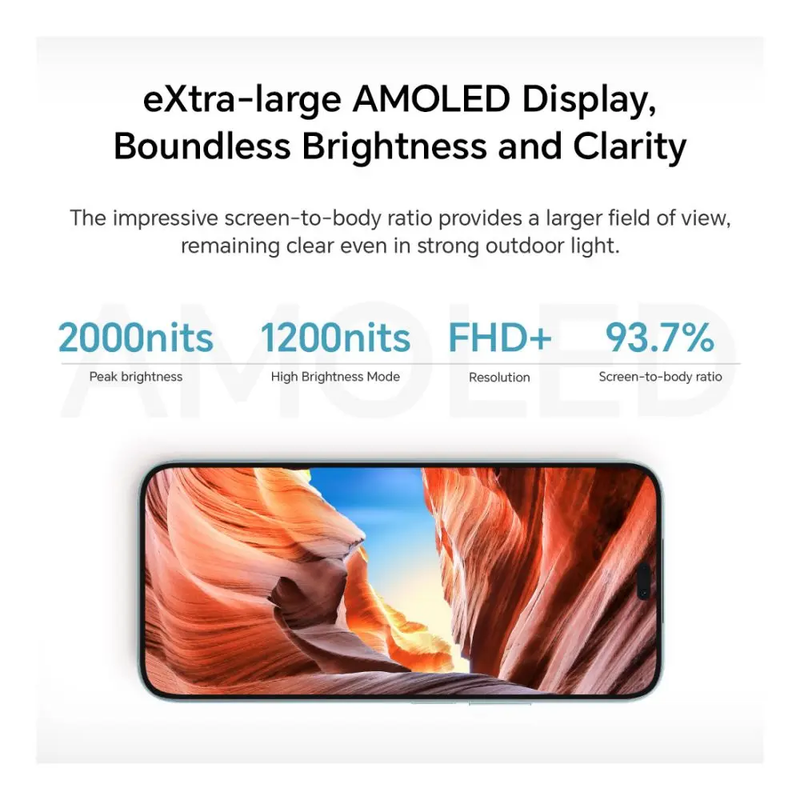 Honor 200 Lite Mediatek Dimensity 6080 6.7" 8GB RAM 256GB Storage Smartphone