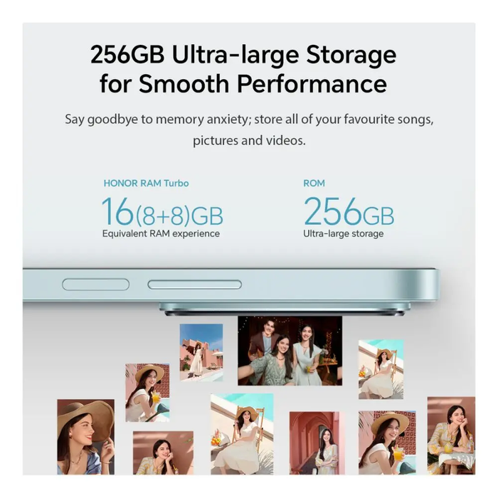 Honor 200 Lite Mediatek Dimensity 6080 6.7" 8GB RAM 256GB Storage Smartphone