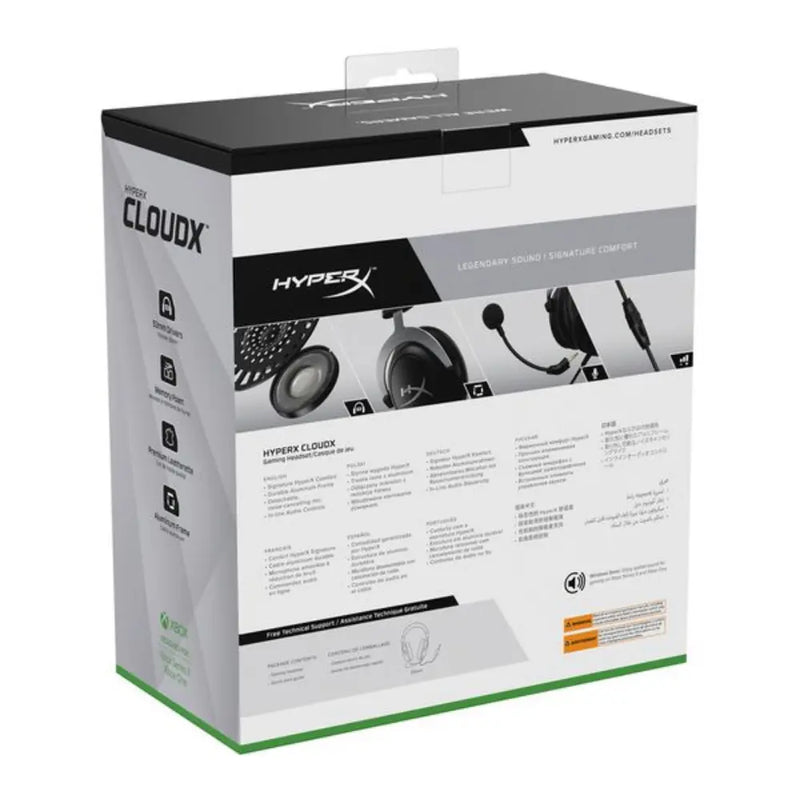 HyperX CloudX - Gaming Headset (Black-Silver) - Xbox