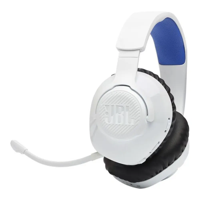 JBL JBLQ360PWLWHTBLU Quantum 360P Wireless Gaming Headset for PlayStation - White & Blue