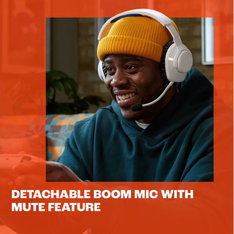 JBL JBLQ360PWLWHTBLU Quantum 360P Wireless Gaming Headset for PlayStation - White & Blue