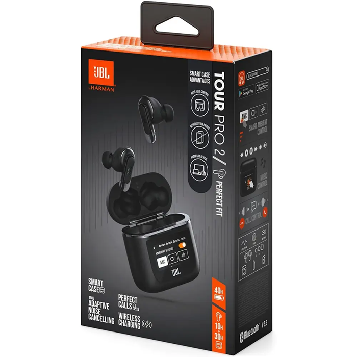 JBL TOUR PRO 2 Wireless Earphone IPX5 Bluetooth black