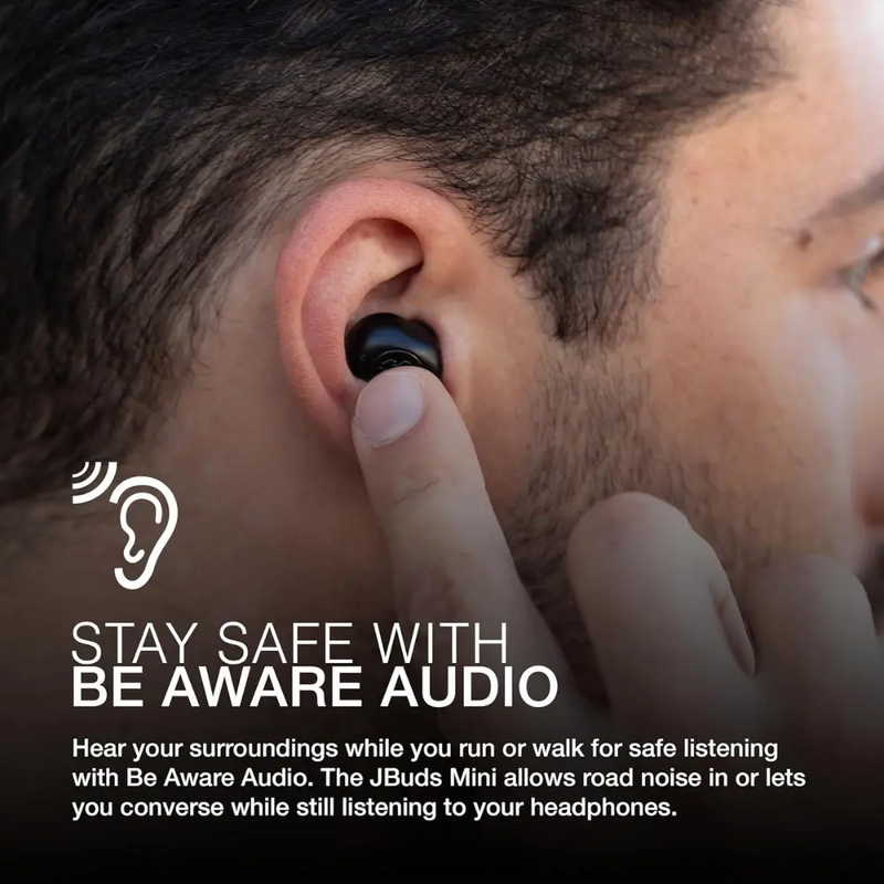 JLAB JBuds Mini Wireless Bluetooth Earbuds - Black