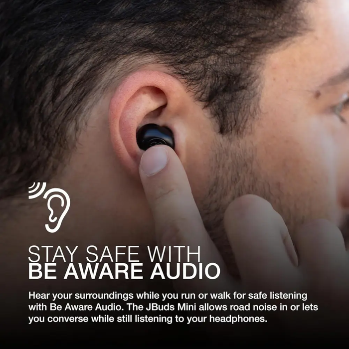 JLAB JBuds Mini Wireless Bluetooth Earbuds - Black