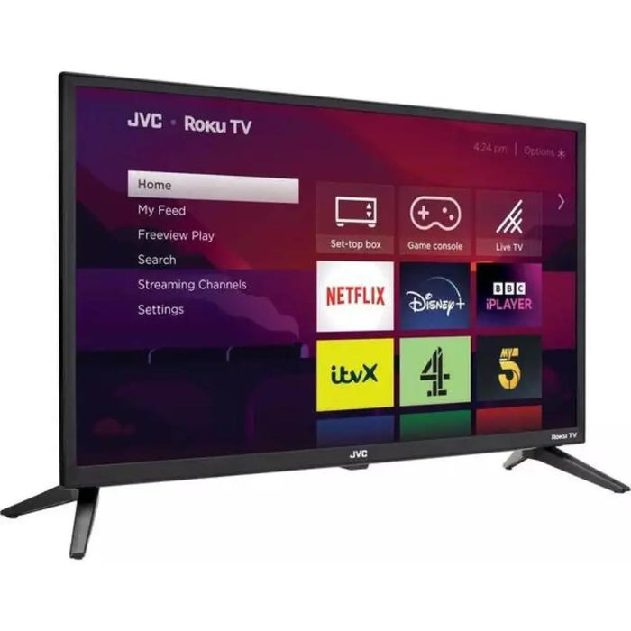 JVC LT-24CR230 Roku TV 24" Smart HD Ready HDR LED TV JVC