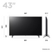 LG 43UR80006LJ 2023 UR80 Series - 43-inch, LED, 4K UHD, HDR, Smart TV Digiland Outlet Store