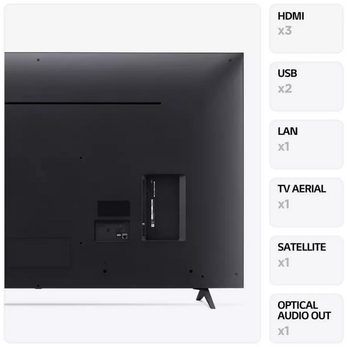 LG 65UR80006LJ 2023 UR80 Series - 65-inch, LED, 4K Ultra HD, HDR, Smart TV Digiland Outlet Store