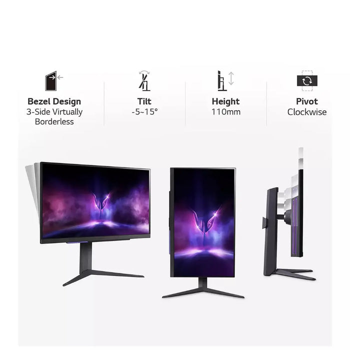 LG 27GR93U 27" UltraGear 4K UHD IPS 1ms 144Hz Gaming Monitor Digiland Outlet Store