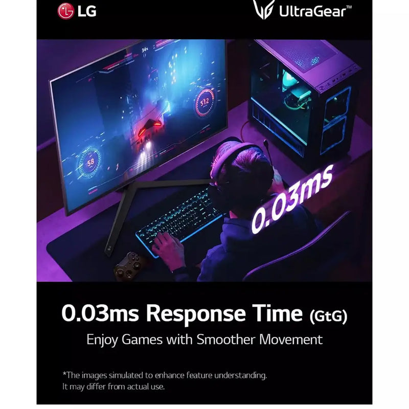 LG 27" UltraGear QHD OLED 240Hz Gaming Monitor Digiland Outlet Store