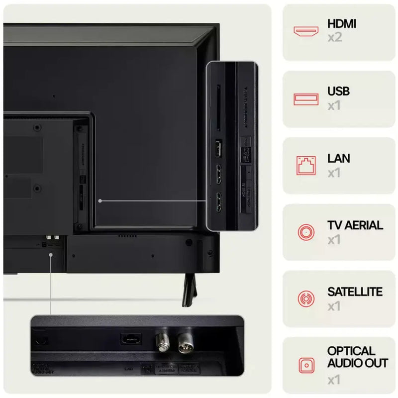 LG 32LR60006LA 32 Inch Smart FHD HDR LED Freeview TV