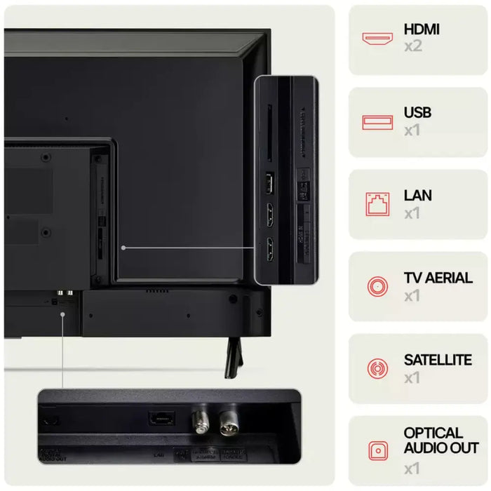 LG 32LR60006LA 32 Inch Smart FHD HDR LED Freeview TV