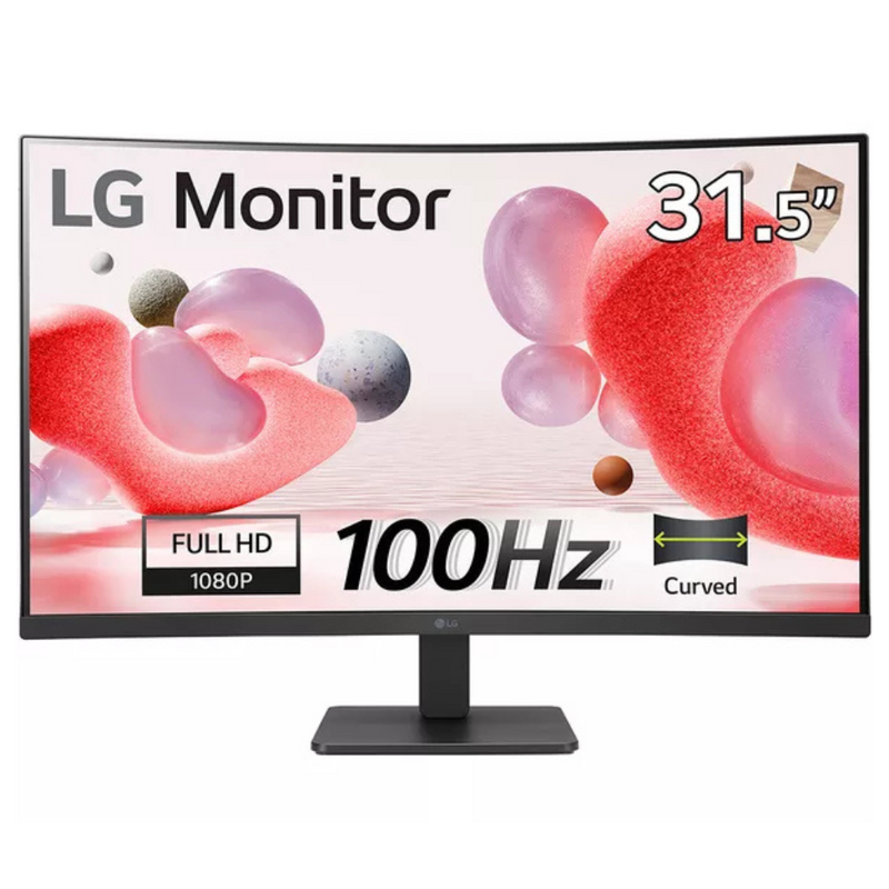 LG 32MR50C-B.AEKQ 32-inch VA Full HD 100Hz Tilt Adjustable Stand Curved Monitor Digiland Outlet Store