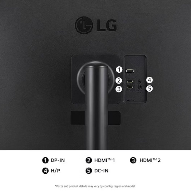 LG  32" UltraFine Monitor, 4K Display, Black - 32UR550K-B.AEK LG