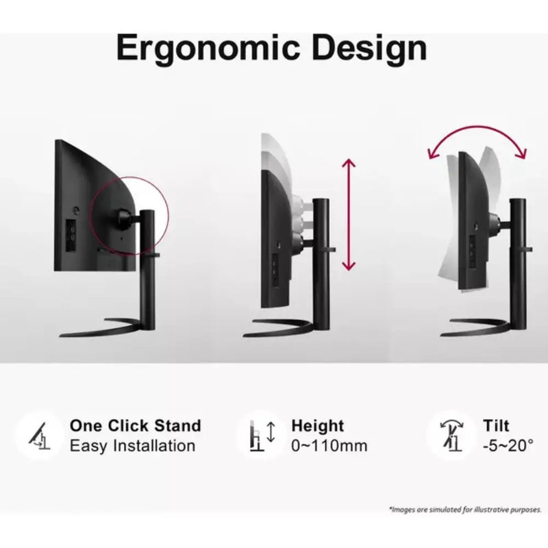 LG 34WQ75C-B.AEK Quad HD 34" Curved IPS LCD Monitor Digiland Outlet Store