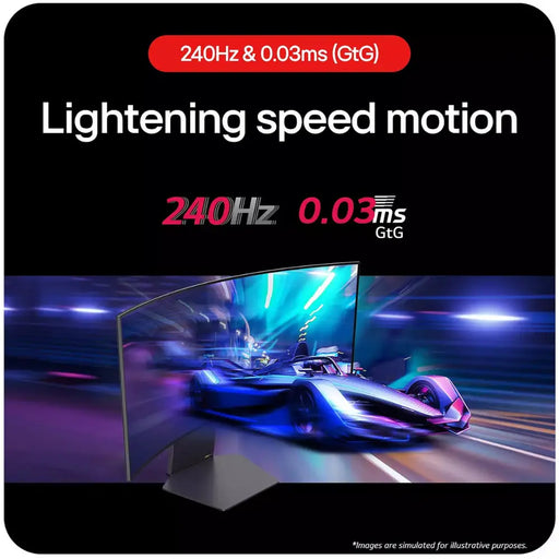 LG 34" UltraGear Ultra-WQHD OLED 240Hz Curved Gaming Monitor Digiland Outlet Store