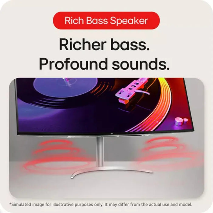 LG 40WP95CP-W UltraWide 4K Ultra HD 39.7" Curved Nano IPS LCD Monitor Digiland Outlet Store