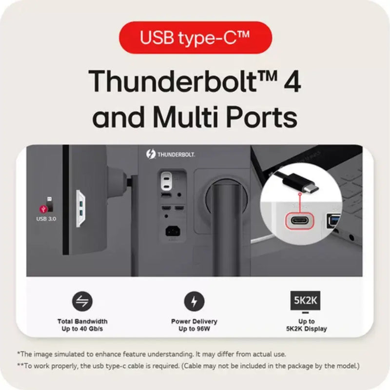 LG 40WP95CP-W UltraWide 4K Ultra HD 39.7" Curved Nano IPS LCD Monitor Digiland Outlet Store