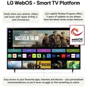 LG 50QNED80T6A 50 Inch Smart 4K UHD HDR QNED Freeview TV Digiland Outlet Store