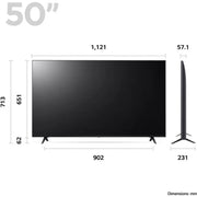 LG 50UR80006LJ 50 Inch Smart 4K UHD HDR LED Freeview TV Digiland Outlet Store
