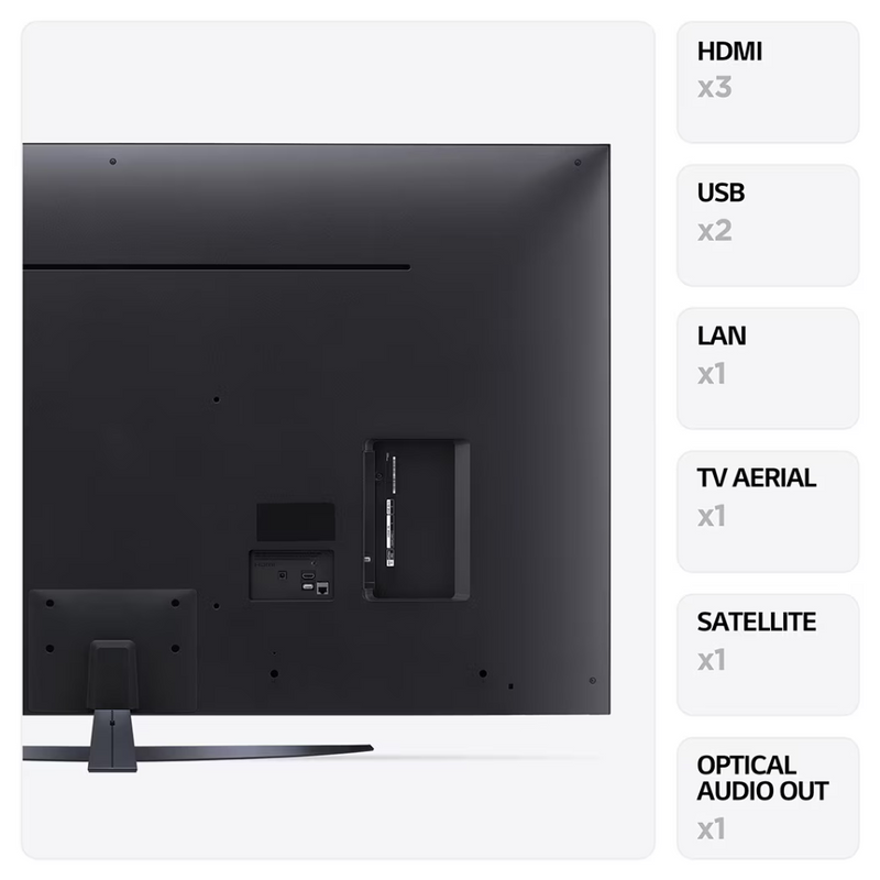 LG 55UR81006LJ 55" Smart 4K Ultra HD HDR LED TV wall mount only Digiland Outlet Store