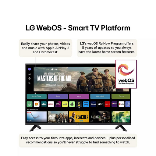 LG 55UT73006LA, 55-inch, LED, 4K UHD HDR, Smart TV Digiland Outlet Store