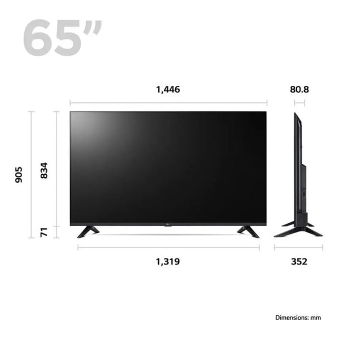LG 65UR73006LA 65 inch, LED, 4K UHD HDR, Smart TV Digiland Outlet Store
