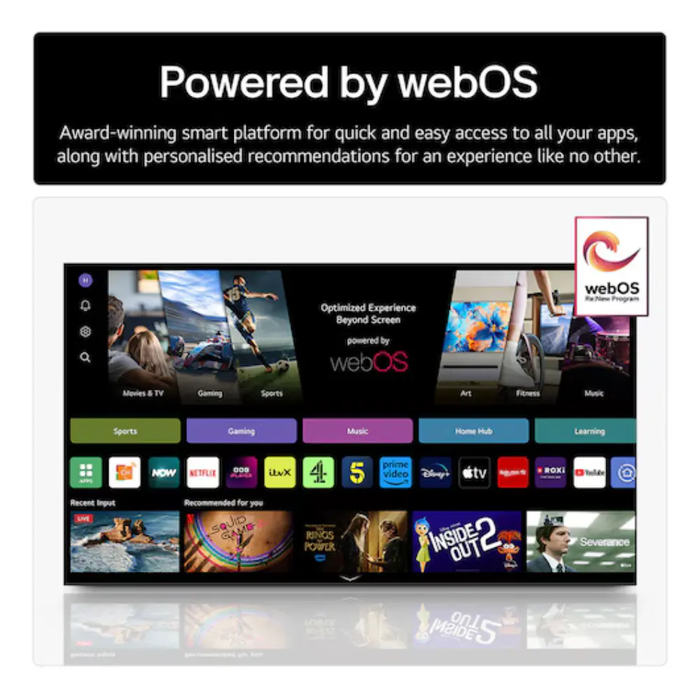 LG 75 inch QNED evo AI QNED87 MiniLED 4K Smart TV 2025