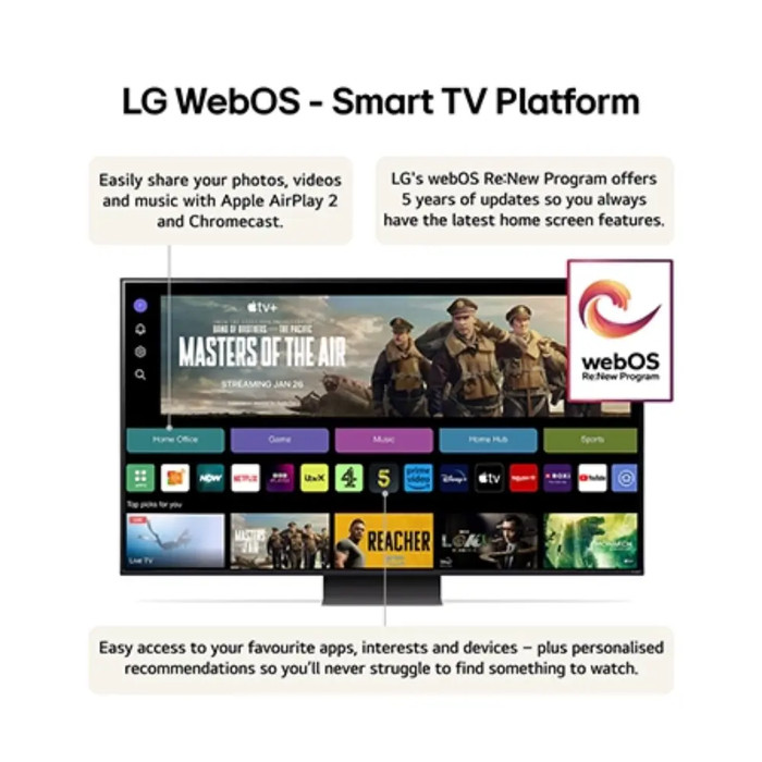LG 75QNED87T6B 75" 4K QNED Smart TV