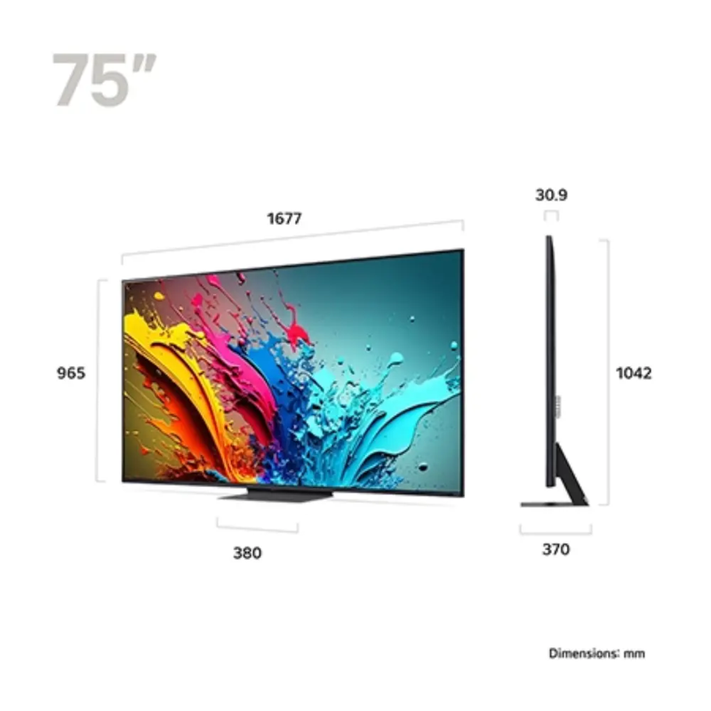 LG 75QNED87T6B 75" 4K QNED Smart TV