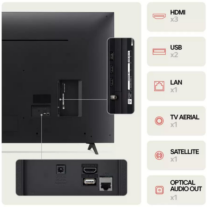 LG 75UT80006LA 75 inch LED 4K HDR Smart TV Digiland Outlet Store