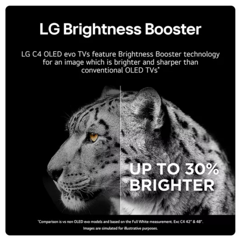 LG OLED42C44LA C4 42 inch OLED evo 4K HDR Smart TV Digiland Outlet Store