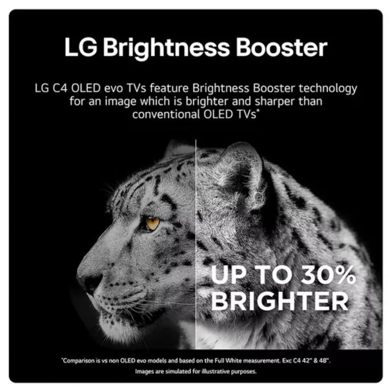 LG OLED48C44LA  C4 48 inch OLED evo 4K HDR Smart TV Digiland Outlet Store