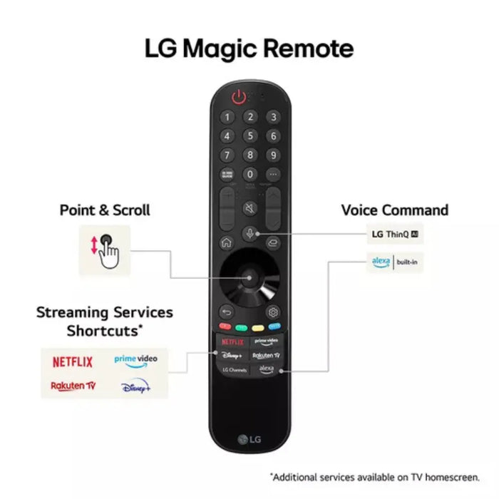 LG OLED65C43LA 65 inch OLED evo 4K HDR Smart TV LG