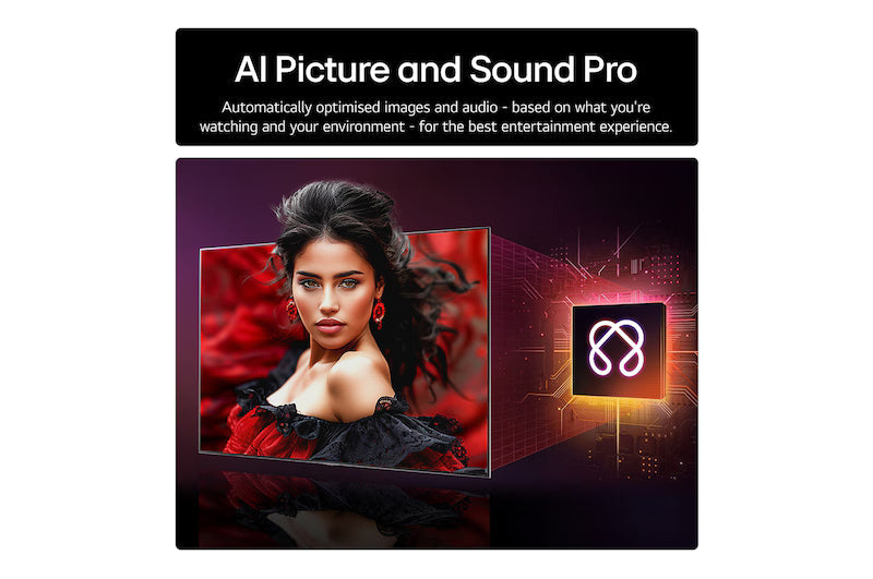 LG QNED86 55" QNED evo AI Mini LED 4K HDR Smart TV 2025 - 55QNED86A6A LG