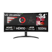LG ULTRAWIDE 34 INCH 1440P 100HZ MONITOR 34WR50QK-B-AEK LG