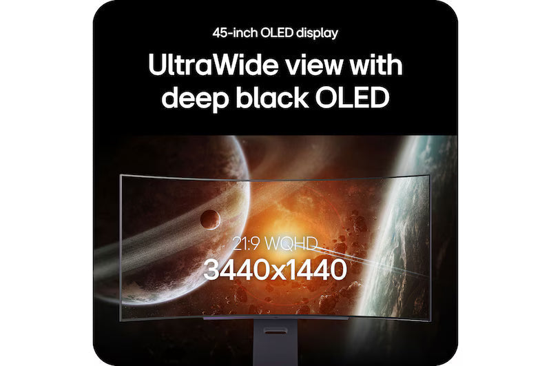 LG UltraGear 45GX90SA-B 45" Curved OLED Gaming Monitor LG