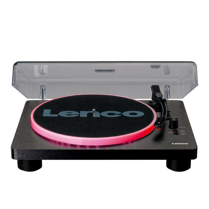 Lenco LS-50LED - Turntable with Speakers, Lights and Music Digitisation Digiland Outlet Store