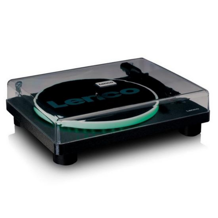 Lenco LS-50LED - Turntable with Speakers, Lights and Music Digitisation Digiland Outlet Store