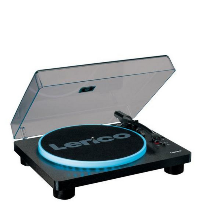 Lenco LS-50LED - Turntable with Speakers, Lights and Music Digitisation Digiland Outlet Store