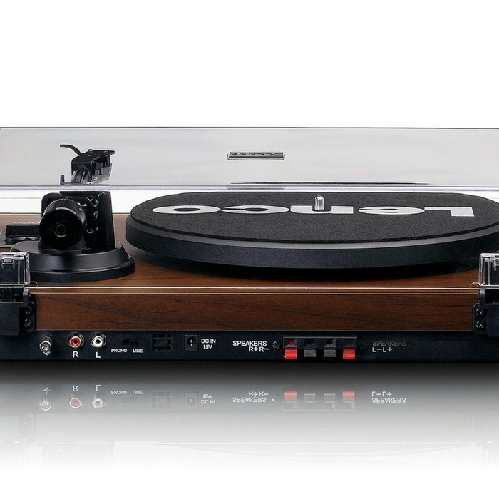 Lenco LS-600WA Turntable with 2x 30W speakers, Bluetooth, AT-VM95E Cartridge Digiland Outlet Store