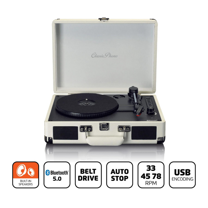 Lenco TT-115CR - Retro Turntable, BT, USB play Digiland Outlet Store