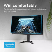 Lenovo G32qc-30 32 inch Curved Gaming Monitor, QHD, 165Hz, 0.5ms, AMD Freesync Premium Digiland Outlet Store