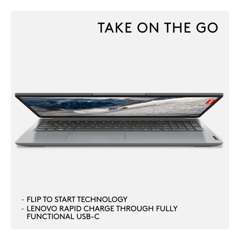 Lenovo IdeaPad 1 15AMN7 15.6" Laptop - AMD Ryzen™ 5, 512GB SSD, 16 GB RAM - Grey