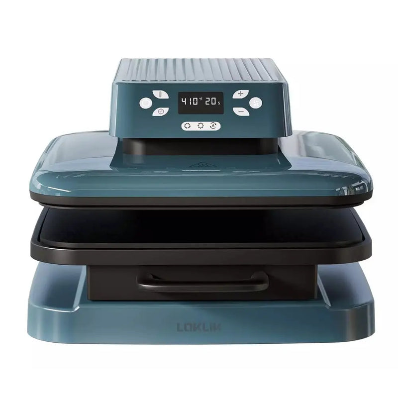 Loklik Auto Heat Press Machine - Denim Blue Digiland Outlet Store